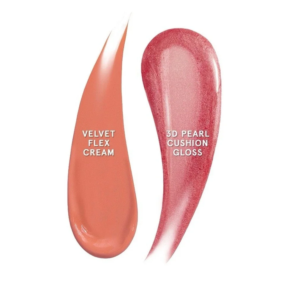 O/S Lip Snatcher Velvet Flex Cream & Cushion Lip Gloss Duo .24 oz FS Be About It